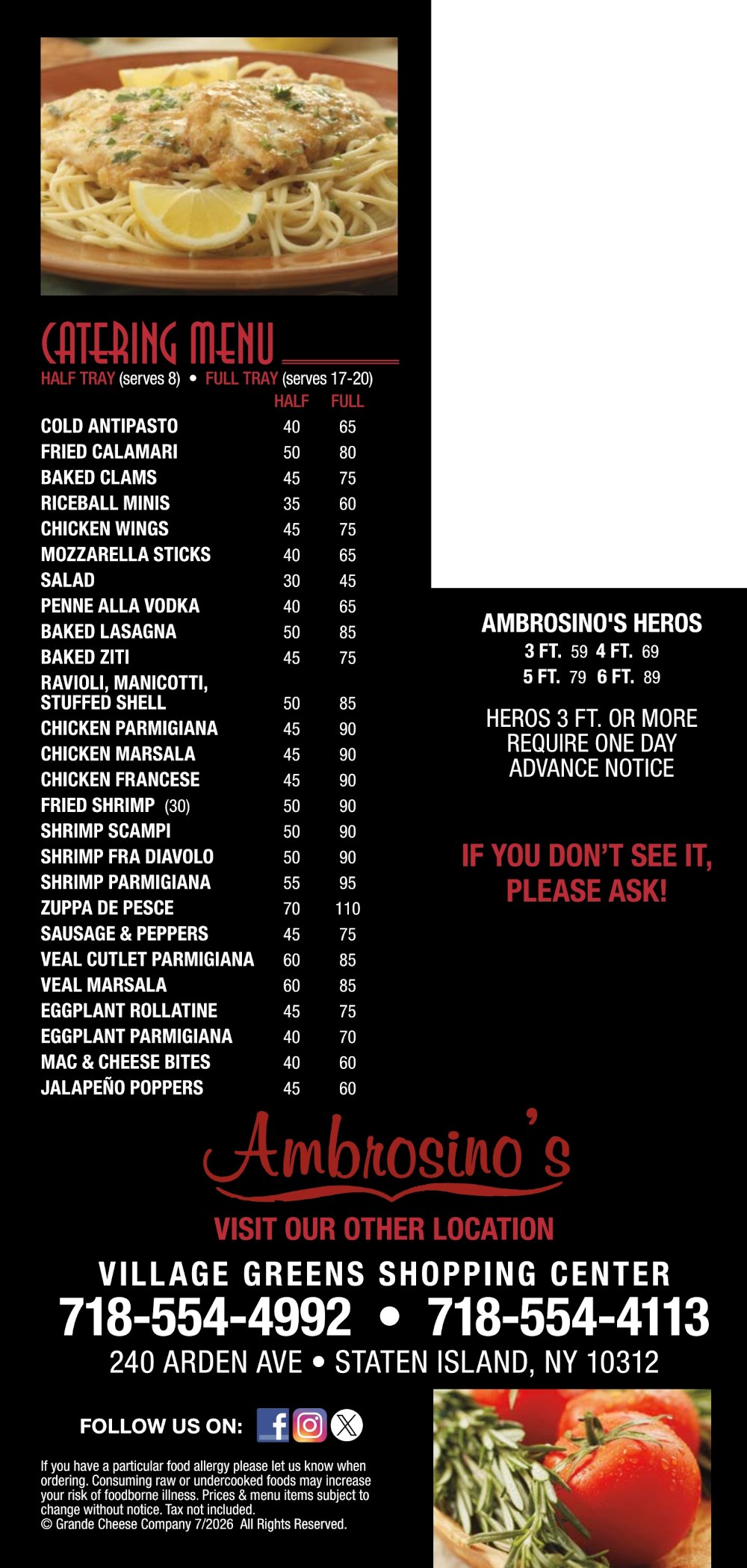 Ambrosino menu page 6